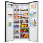 Холодильник с инвертором MAUNFELD MFF177NFB Slim Inverter