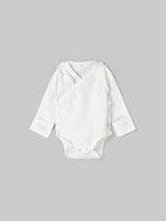 Комплект боди-кимоно с наружными швами "Сливки/Крем-брюле" 2 шт 0+