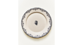 Zara Home тарелка десертная из фаянса, цвет синий, 21.5 см · 8267/202