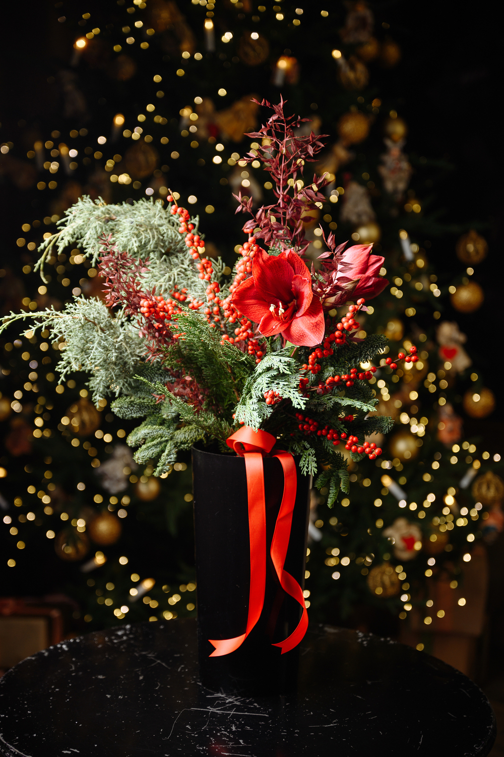 Букет Рождественская звезда