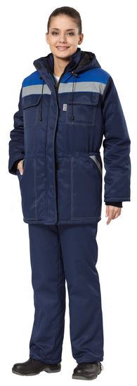 Костюм зимний женский "Легион" брюки (синий/василек)