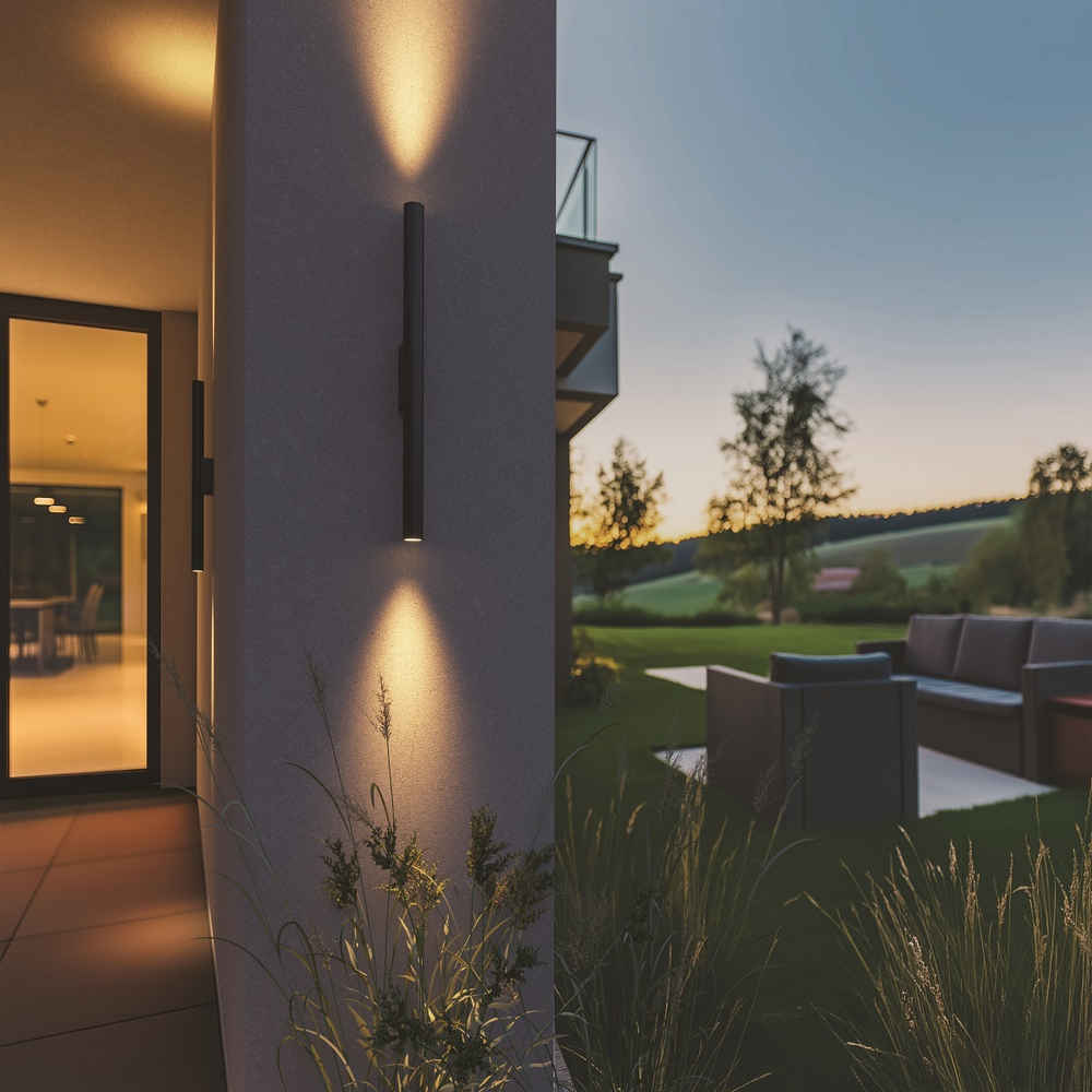 Уличный настенный светодиодный светильник Odeon Light Tubus 7105/6WL