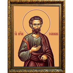 Иоаким праведный Богоотец. Икона на холсте.