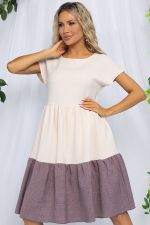 Платье Лаки (бежевое) П15799-12М LT Collection