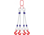 Строп канатный 4СК, с 4 крюками 2,5Т x 2,5М