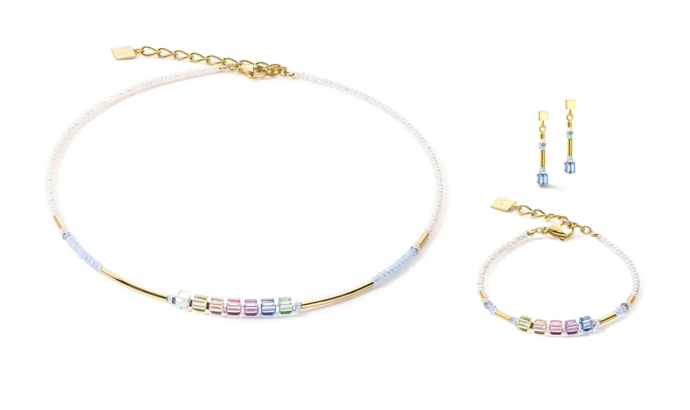*Пусеты Multicolour Pastel 1 Coeur de Lion