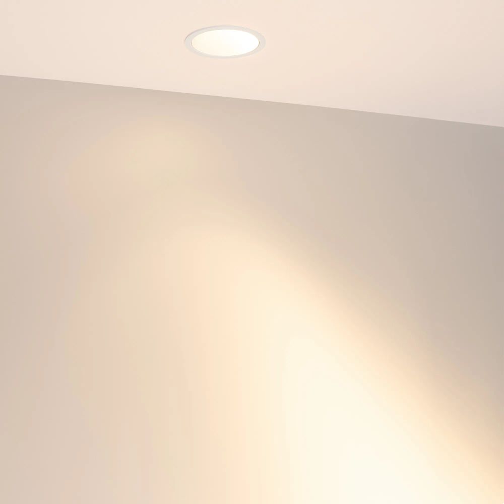 Светильник MS-ARADO-BUILT-R75-12W Warm3000 (WH-WH, 24 deg, 230V) (Arlight, IP20 Металл, 5 лет) 059107