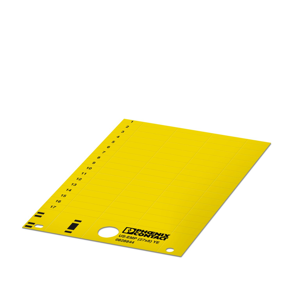 0828844 - US-EMP (27X8) YE - Фиксируемые таблички