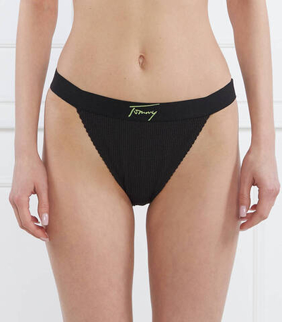 Трусики бикини HIGH LEG CHEEKY Tommy Hilfiger - черный(UW0UW04491)