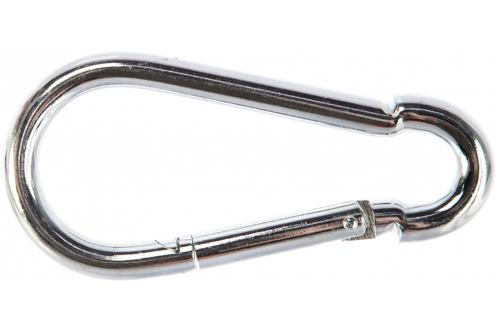 КАРАБИН УСИЛ. DIN5299C 12ММ (БЕЛЫЙ ЦИНК 1 ШТ)