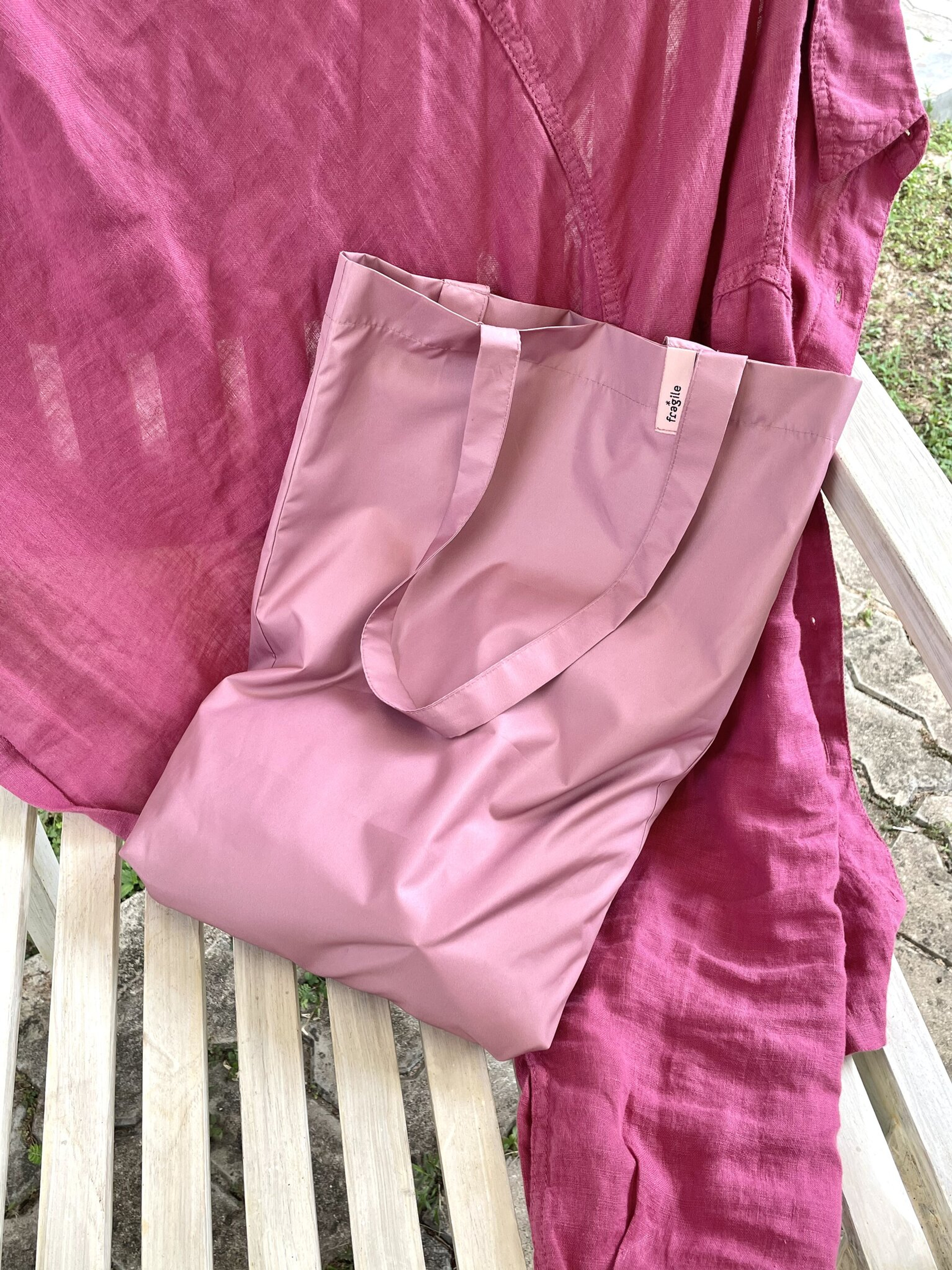 Сумка-шоппер для переноски бутылок Брусника