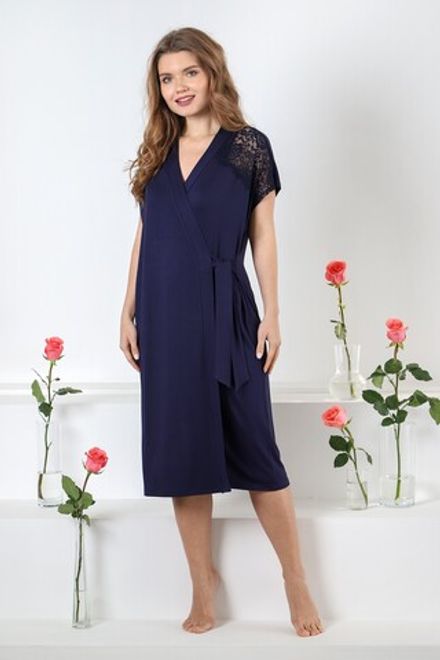 Халат Блаженство-3 Виотекс ТЁМНО-СИНИЙ