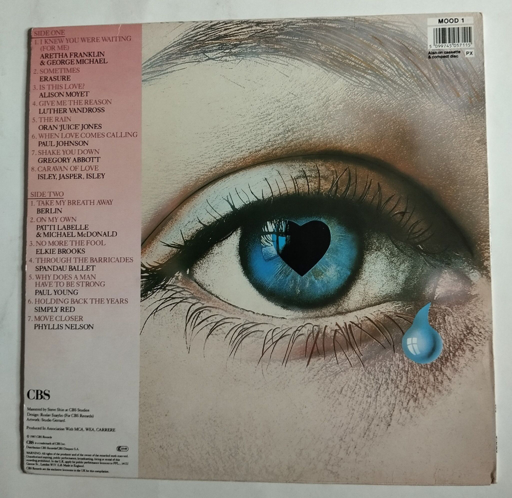 Винтажная виниловая пластинка LP Move Closer (UK 1987)