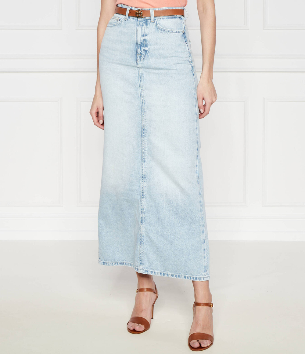 Джинсовая юбка WENONA GUESS - голубой(W4GD53 D5B66)