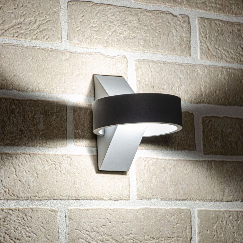 ULU-S34A-8W-4000K IP65 GREY Светильник светодиодный уличный. Архитектурный накладной. Белый свет 4000K. Корпус серый. TM Uniel