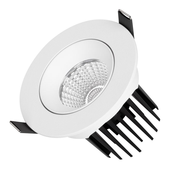 Встраиваемый светодиодный светильник Arlight MS-Atoll-Built-Turn-R94-10W Warm3000 044603