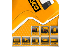 Клеевой пистолет INGCO 100 Вт GG6008