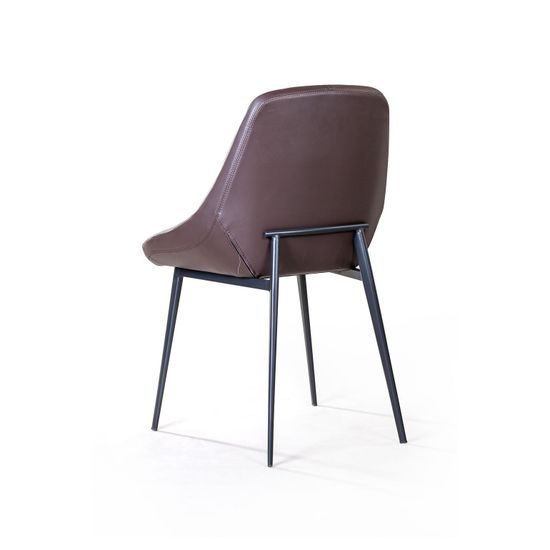 Стул Oscar, экокожа soft touch коричневый