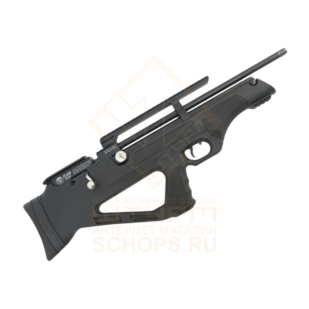 Винтовка пневматическая Hatsan PCP FlashPuP cal 5.5, Black