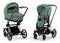 Детская коляска Cybex Priam IV 2 в 1 Leaf Green шасси Chrome