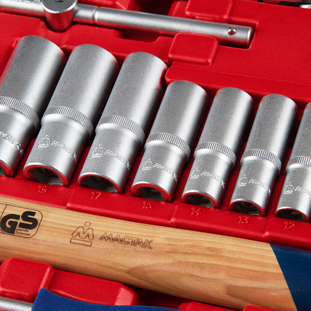 МАСТАК (01-137C) Набор инструментов универсальный, 137 предметов