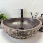 Раковина из речного камня RS-63421 (54*45*15) 0123