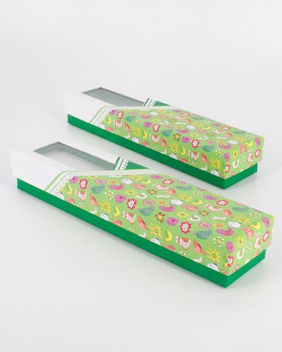 Футляр прямоугольный с прозрачным окошком