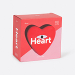 Шкатулка для украшений heart, 10х10х4 см, красная