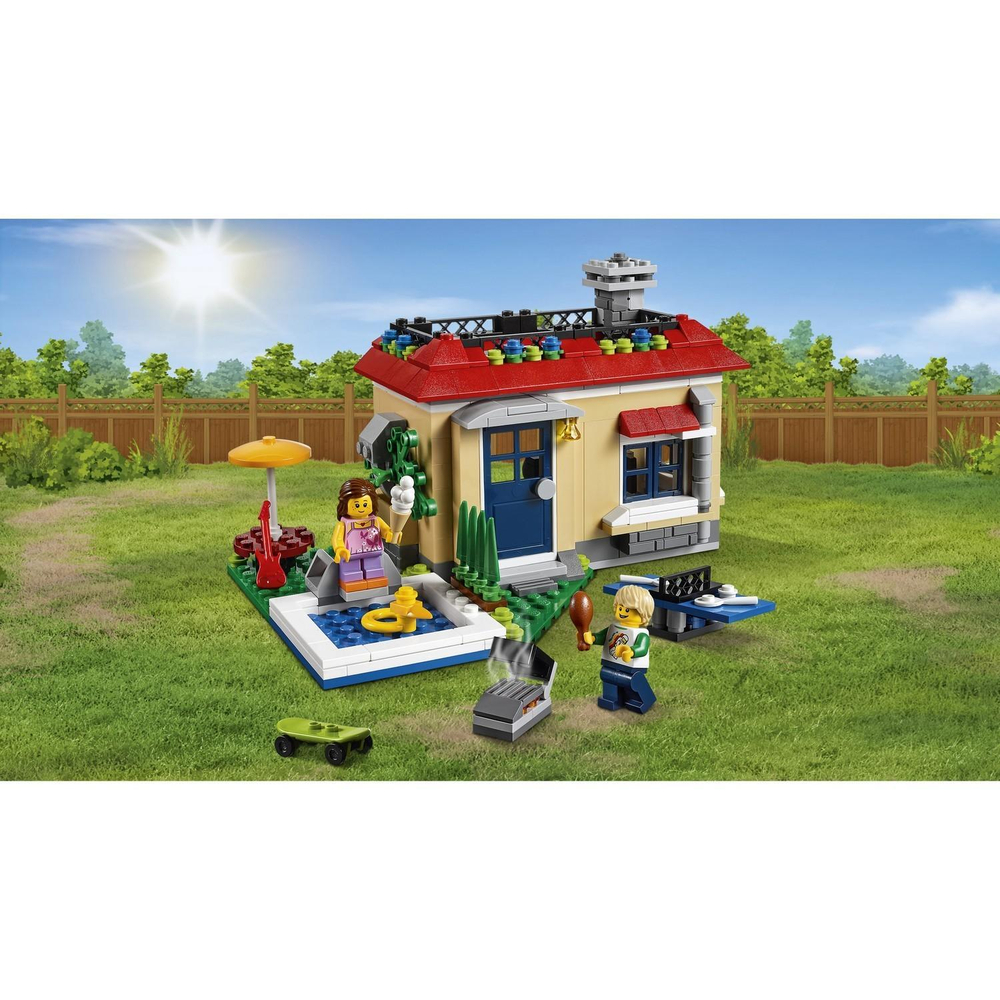 LEGO Creator: Вечеринка у бассейна 31067 — Modular Poolside Holiday — Лего Креатор Создатель