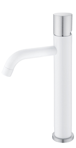 Boheme Смеситель STICK для умыв. выс. WHITE TOUCH CHROME_Комплект