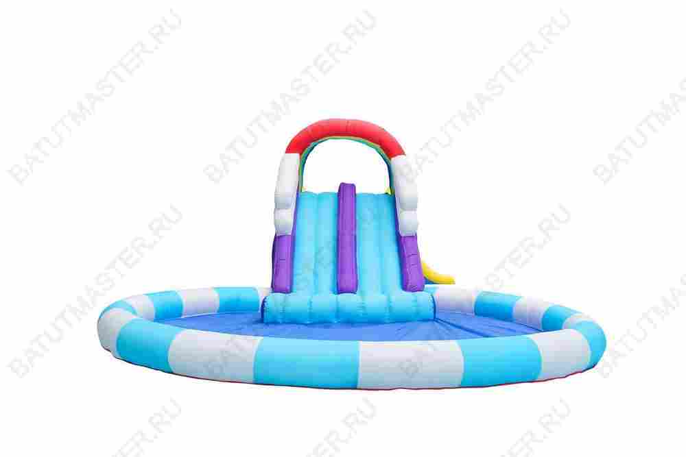 Батут на дачу для детей "Небесная фантазия" 3,8*2*1,7 м