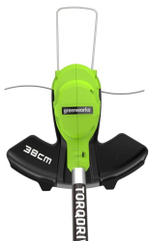 Триммер аккумуляторный GREENWORKS GD40LT 40V, 38 см, АКБ 4Ач и ЗУ 2112207UB
