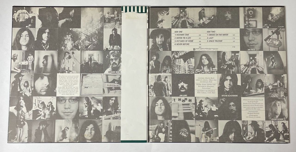 Винтажная виниловая пластинка LP Deep Purple Machine Head (Japan 1976) (Obi) Highway Star