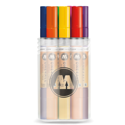 Набор маркеров Molotow ONE4ALL 227HS-CO - 12шт Main-Kit #1 (1,5/4мм)