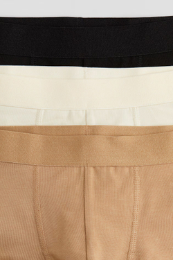 H&M Набор из трех трусов-боксеров, черный/белый