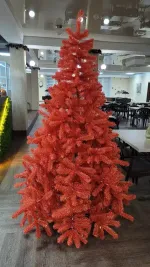 Искусственная розовая елка «Искристая розовая» (пвх) от 1,2 м до 2,4 м