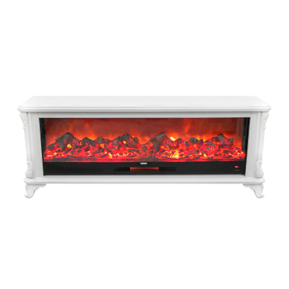 Комплект с электрической топкой Glenrich premier s 130 белый