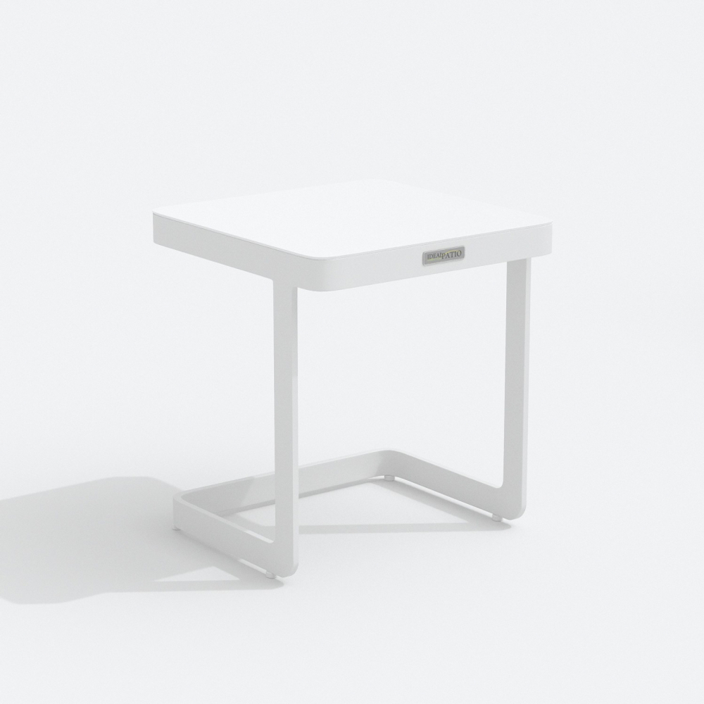 Шезлонг Ideal Patio КОСТА на колесах антрацит - белый каркас