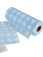 Салфетки в рулоне 50шт. 25х40см, цв.синий