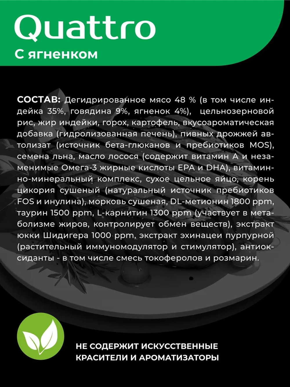 Корм для котят Американский кёрл, с ягненком, 2 кг