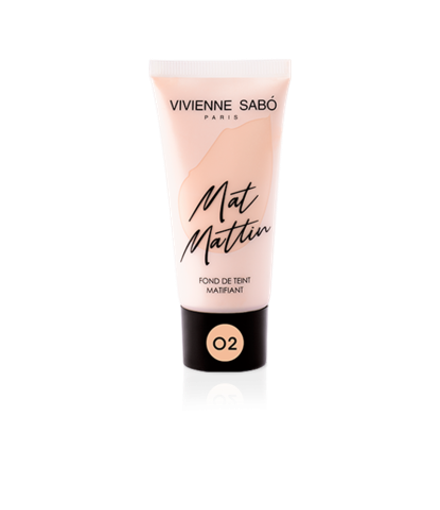 Vivienne Sabo Крем тональный Mat Mattin, матирующий, тон №02, 25 мл