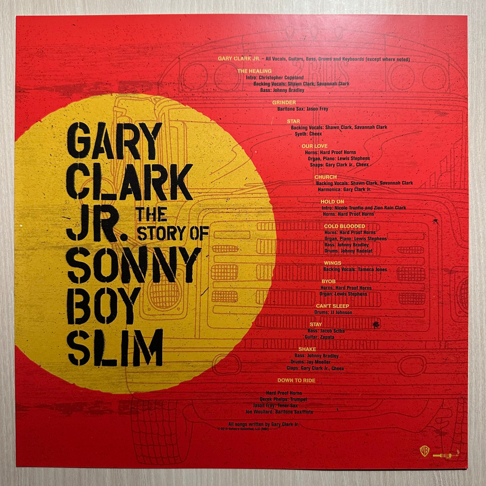 Gary Clark Jr. - The Story Of Sonny Boy Slim 2LP (Европа 2015г.)