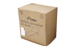 Кровать раскладная Юниор мягкая арт.с89м. (цвет ткани в ассортименте рис. (1 шт. в уп., гофрокартон)