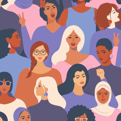 Этническое разнообразие. Женщины и девушки.