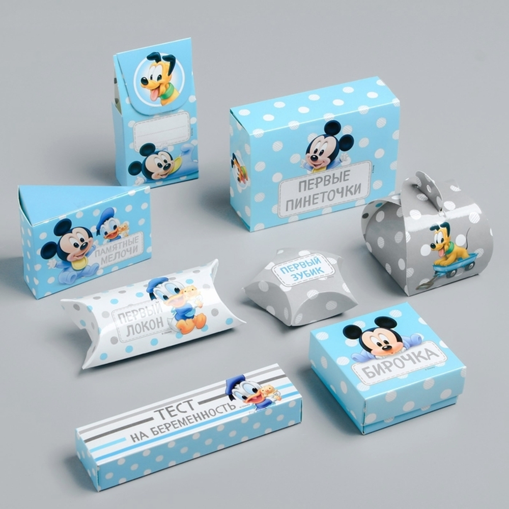 1448682 Набор коробочек для хранения "Мамины сокровища", Микки Маус