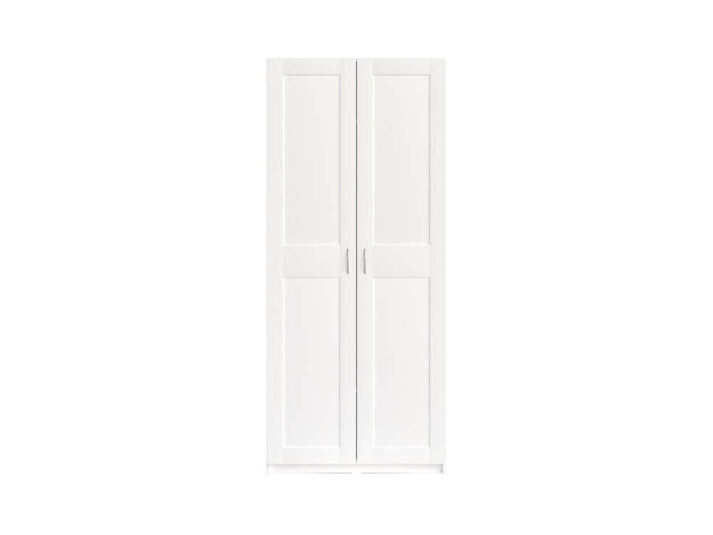 Шкаф Макс 2 двери 100х61х233 (белый)