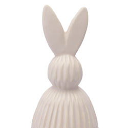Декор из фарфора бежевого цвета trendy bunny из коллекции essential, 9,2х9,2x22,6 см