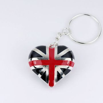 Брелок Сердце "1" (британский флаг)