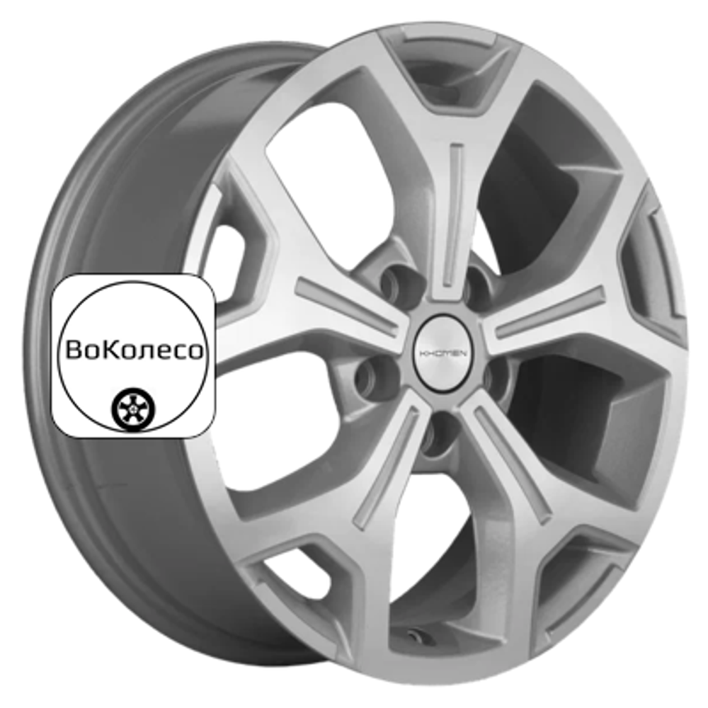 6,5x17/5x120 ET60 D65,1 KHW1710(2) (VW Multivan) F-Silver-FP Khomen Wheels