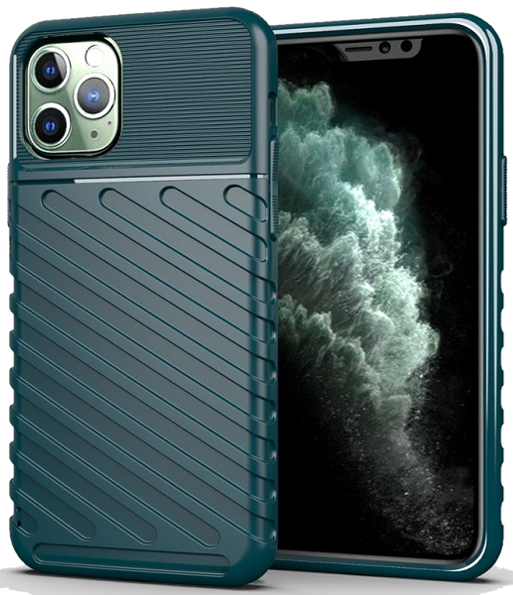 Чехол для iPhone 11 Pro Max цвет Green (зеленый), серия Onyx от Caseport